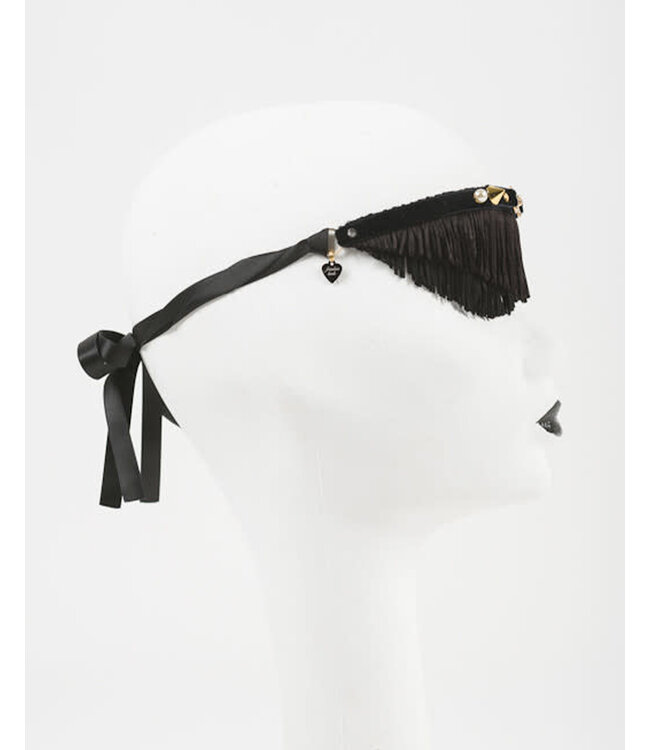 Crystal Fringe Blindfold | Luxury Kink