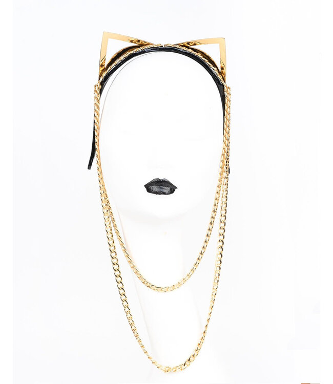 Rica Chain Kitty Headband | Luxury Kink