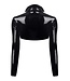 Open Breast PVC Womens Jacket