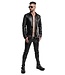 Men's Wetlook Shirt with Front Zipper | BDSM Fashion