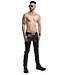Masculine Wetlook Fetish Trousers with Zippers | BDSM Fashion