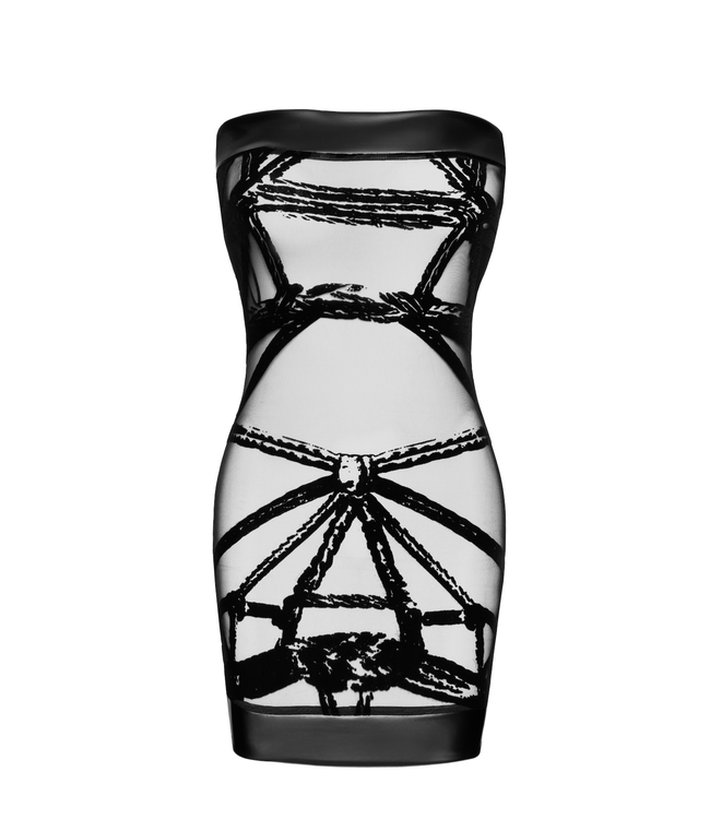 Bondesque Off-shoulder mini Fetish dress | BDSM Fashion