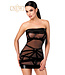 Bondesque Off-shoulder mini Fetish dress | BDSM Fashion