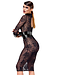 Noirelle Lace Corset Midi Fetish Dress | BDSM Fashion
