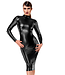 Luxuria Crystal Back Sheer Fetish Midi Dress