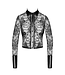 Noirelle Lace Button-up Fetish Shirt | BDSM Fashion