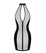 Luxuria Crystal Sheer Mini Fetish Dress | BDSM Fashion