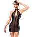 Luxuria Crystal Sheer Mini Fetish Dress | BDSM Fashion