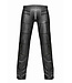 Wetlook Black Pants with Shiny Accents