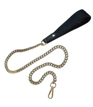 The model traitor Pony Leather Slave Leash | Luxury BDSM Gear