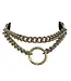 Chain O Choker | Gold BDSM Martingale Collar