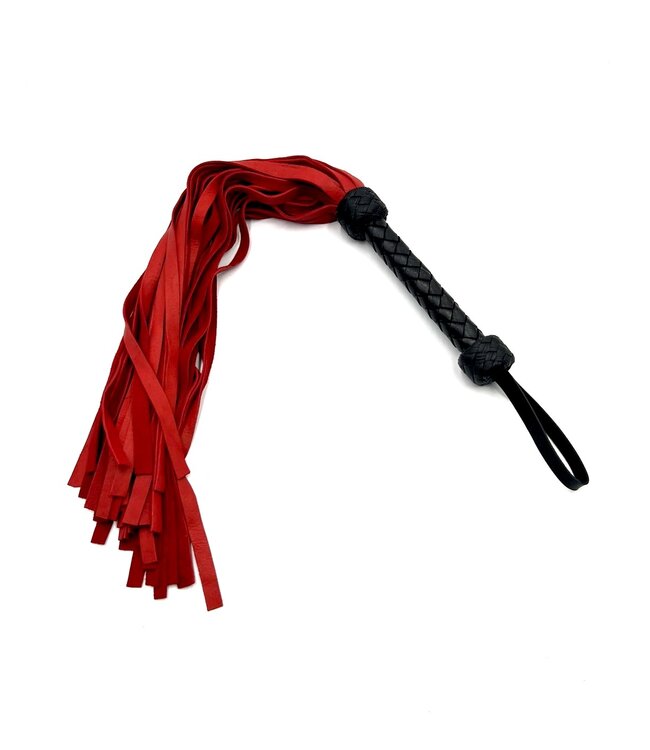 Heavy Deer Hide Leather Bondage  Flogger