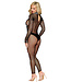High Neck Fishnet Bodystocking
