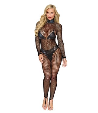 Dreamgirl High Neck Fishnet Bodystocking