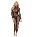 High Neck Fishnet Bodystocking