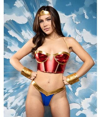 fantasy lingerie Wonder Women | Play Rope Me In 6-Piece Costume Set | Fantasy Lingerie