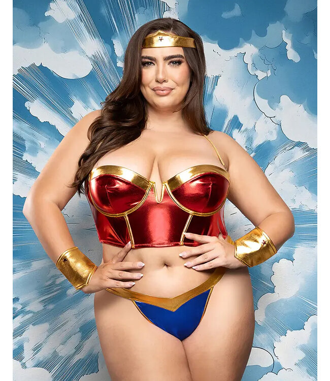 Wonder Women | Play Rope Me In 6-Piece Costume Set | Fantasy Lingerie