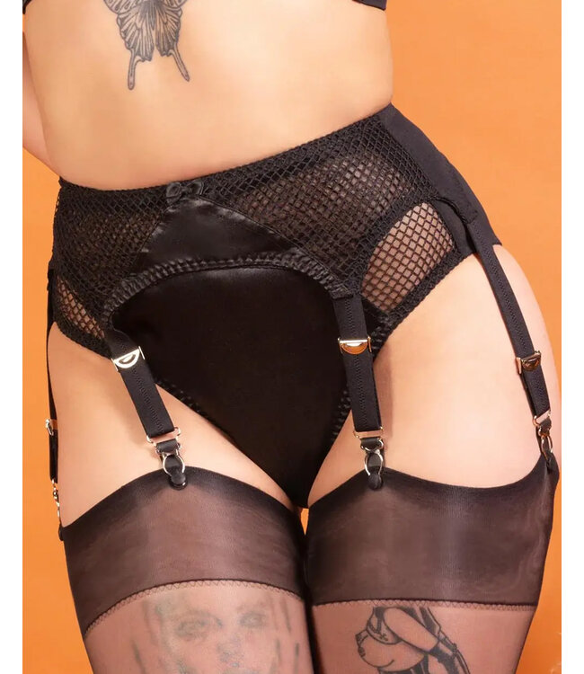 Zorita Fishnet Suspender Belt