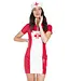 Mischievous Medic PVC Nurse Dress with Cap