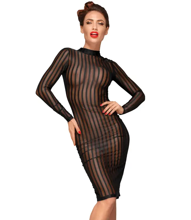 Magnificent classic sheer dress