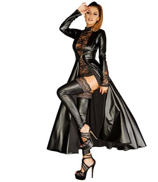 Noir Handmade DIVALICIAOUS -Long Gown with lace trims