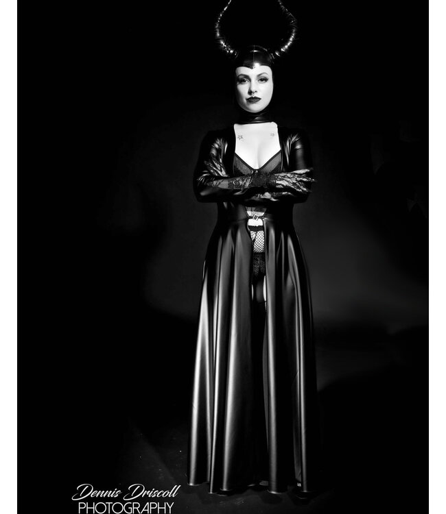 DIVALICIAOUS -Long Gown with lace trims