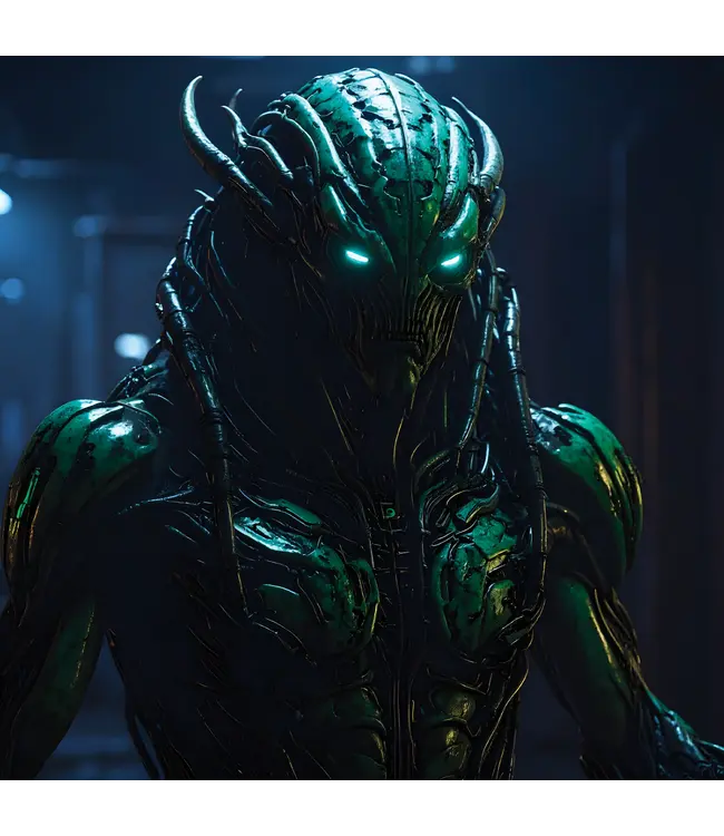 Fleshlight Fantasy Alien King Silicone Dildo