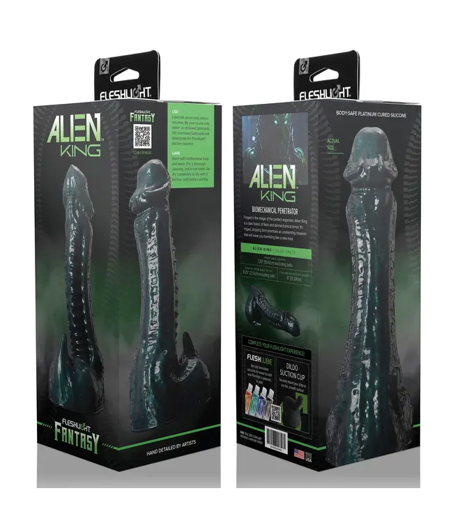 Fleshlight Fantasy Alien King Silicone Dildo