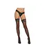 Sheer Thigh-High Stockings With Silicone Lace Top