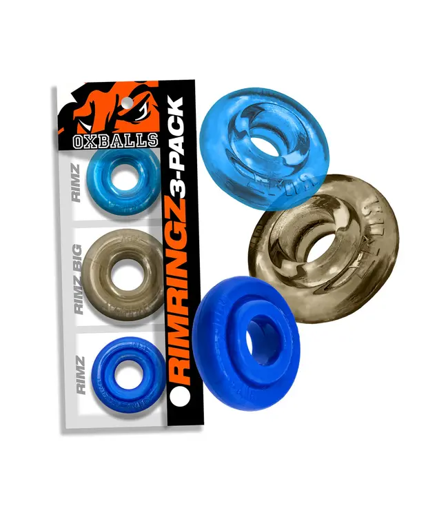Oxballs | Rimringz Multi Size 3-Pack | Stretch Cock Rings