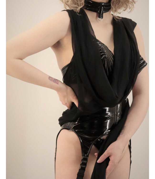 Bondage Shiny PVC Garter