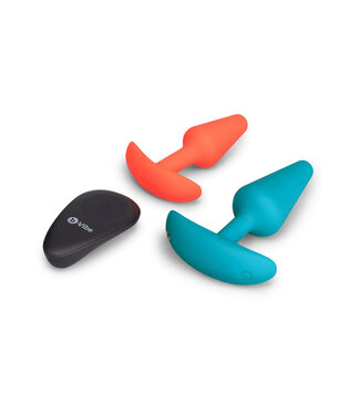 b-Vibe b-Vibe Butties Anal Training 2-Piece | Vibrating Butt Plugs