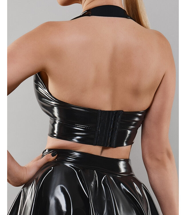 Sweetheart Vinyl Crop Top