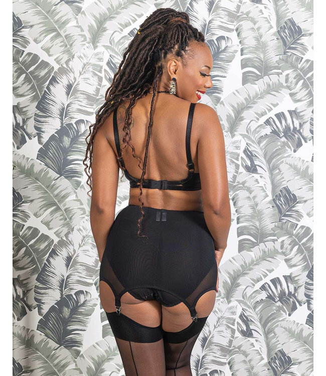 Maitresse Girdlette with six metal garters