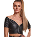 demoniq Dropped Shoulders Crop Top