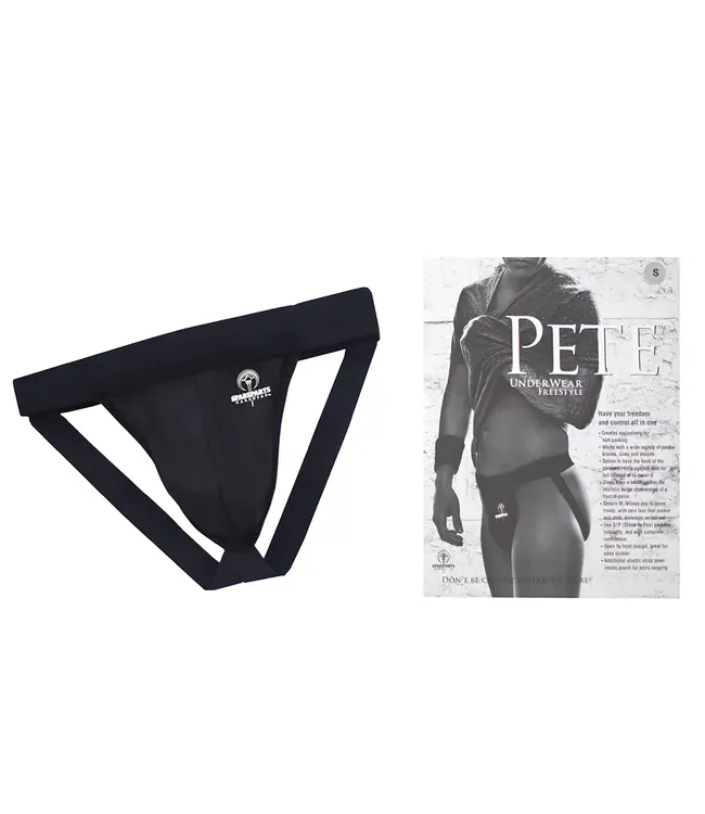 SpareParts | Pete Freestyle Nylon Packing Jock Black