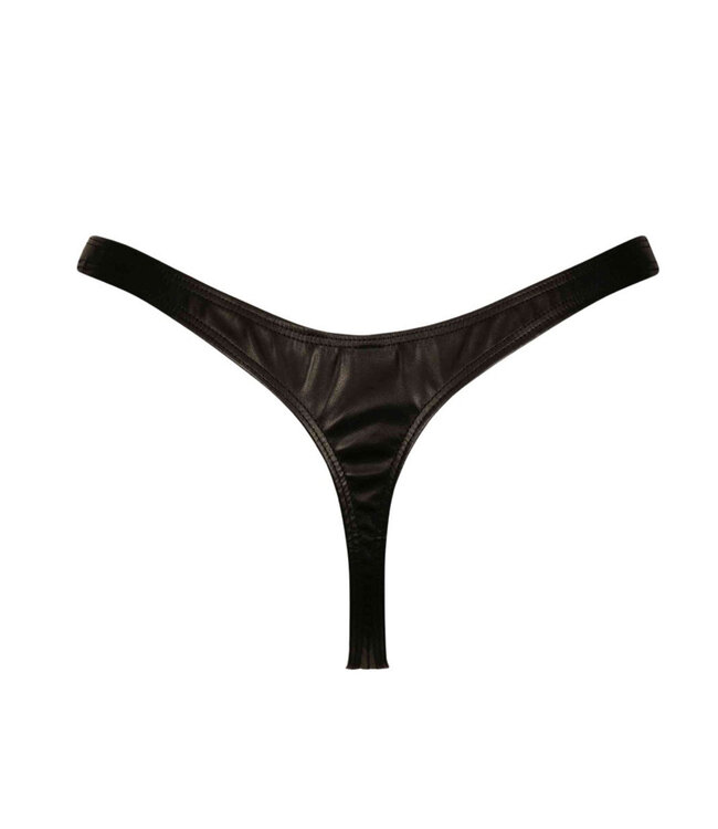 Faux Leather G-String