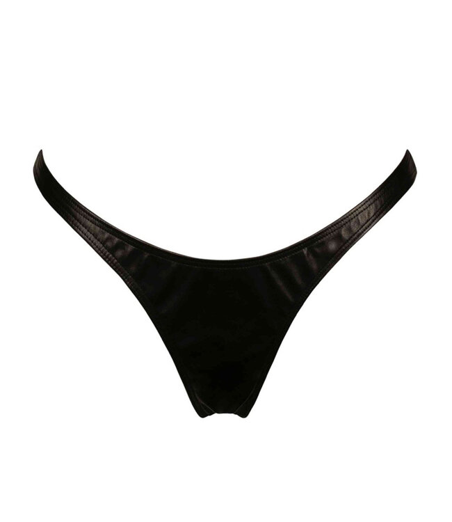 Faux Leather G-String