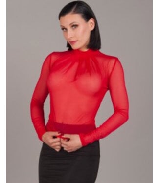 Peter Domenie Long sleeve top with pleats