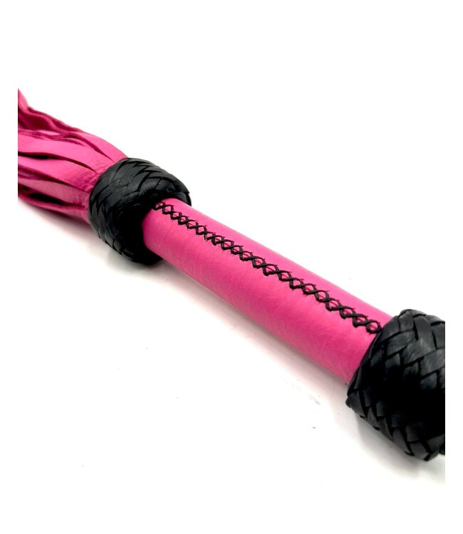 Cowhide Leather Floggers | Stitched Handle