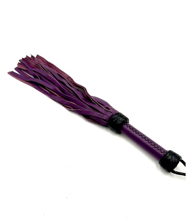 Cowhide Leather Floggers | Stitched Handle