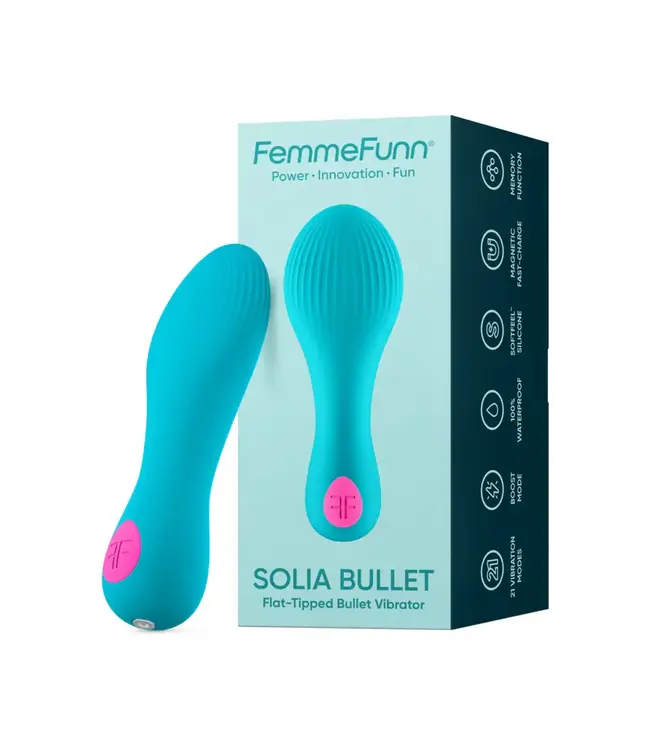 Solia Flat Tip Bullet Vibrator Waterproof