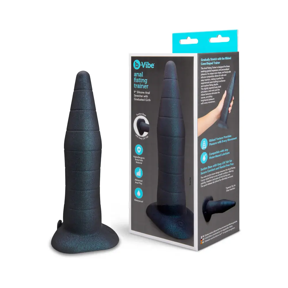 b-Vibe | Fisting Anal Trainer Dildo Silicone with Suction Base - Bondesque b-Vibe | Fisting Anal Trainer Dildo Silicone with Suction Base - Bondesque