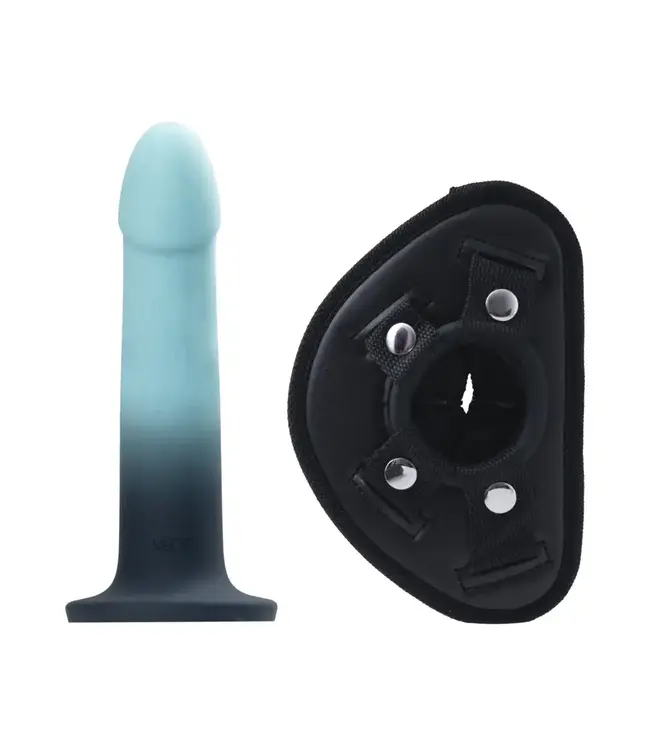 Silicone Dildo with a Strap-On Harness Kit