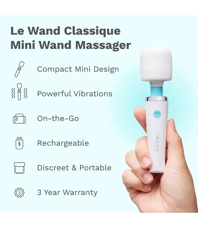 Le Wand Classique Mini Wand Massager