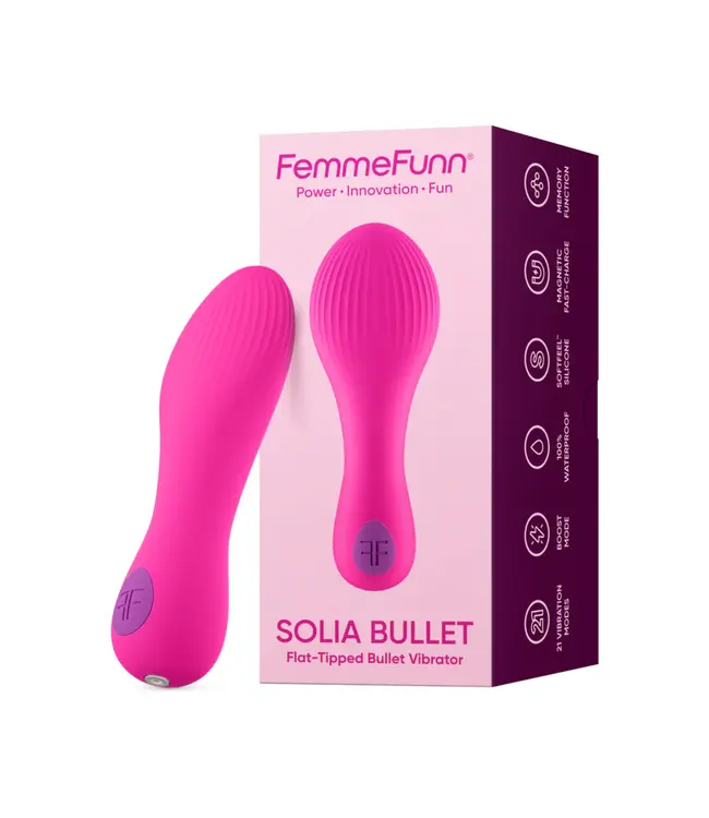 Solia Flat Tip Bullet Vibrator Waterproof