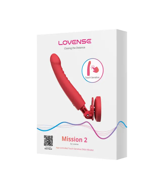 Lovense Mission 2 | Vibrating suction cup dildo