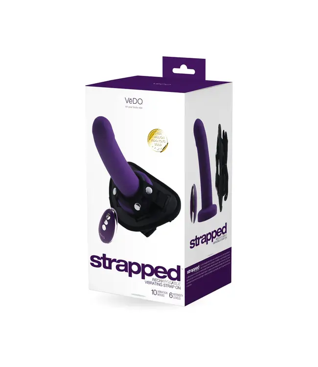 Vibrating Dildo and a Strap-On Harness Kit
