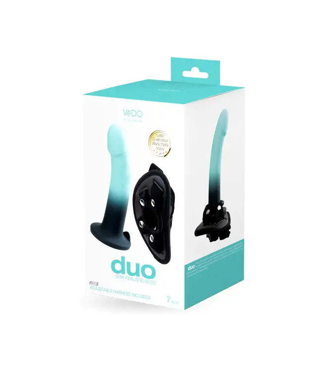 Silicone Dildo with a Strap-On Harness Kit