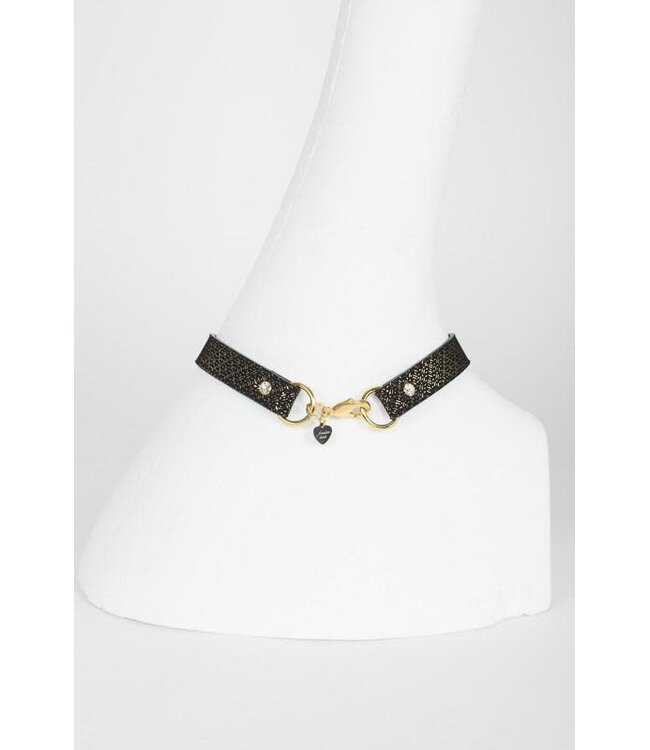 Lush Collar with Clear Swarovski Crystals